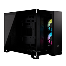 Corsair 2500X Tempered Glass Black RGB iCue (CC-9011267-WW) számítógép ház