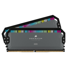 Corsair 64GB / 6000 Dominator Platinum RGB Black (AMD EXPO) DDR5 RAM KIT (2x32GB) (CL36) memória (ram)