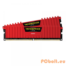 Corsair 8GB DDR4 2666MHz Kit (2x4GB) Vengeance LPX Red memória (ram)