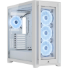 Corsair Geh iCUE 5000X RGB (Tempered Glass) QL True White (CC-9011233-WW)