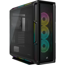 Corsair iCUE 5000T RGB Tempered Glass Számítógépház - Fekete számítógép ház