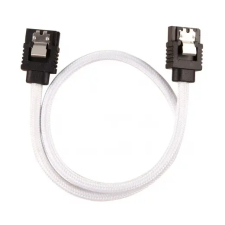Corsair Prémium SATA kábel fehér 30cm kábel és adapter