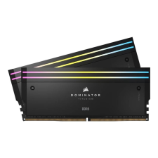 Corsair RAM Dominator Titanium RGB - 48 GB (2 x 24 GB Kit) - DDR5 7200 DIMM CL36 (CMP48GX5M2X7200C36W) memória (ram)