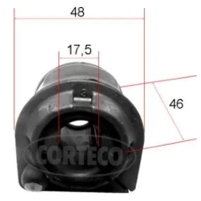CORTECO csapágyazás, stabilizátor 49371888 autóalkatrész