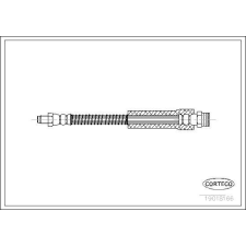 CORTECO fékcső CORTECO 19018166 autóalkatrész