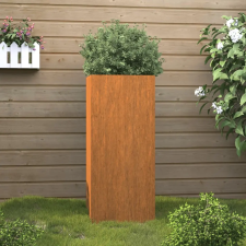  Corten acél növénytartó 32x29x75 cm kerti tárolás
