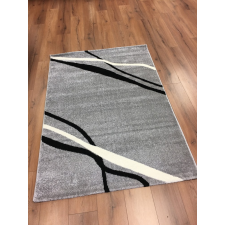 CORTINATEX Barcelona E741 szürke-fekete szőnyeg 200x280 cm lakástextília