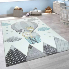 CORTINATEX Broadway gyerekszőnyeg állatok a hőlégballonban, pasztel 160x230 cm lakástextília