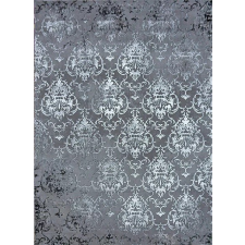CORTINATEX Elite 23282 szürke damaszt mintás szőnyeg 120x180 cm lakástextília