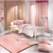 CORTINATEX SC Rózsaszín Hintalovas szőnyeg 115x175 cm lakástextília