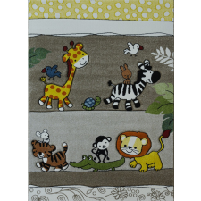 CORTINATEX Smart kids - Afrikai állatok bézs gyerekszőnyeg 160x230 (22310) lakástextília