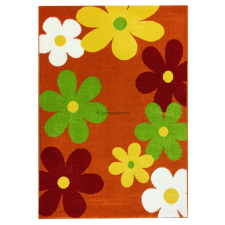 CORTINATEX Trendy Kids Narancs virágos D236A szőnyeg 160x230 cm lakástextília