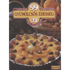 Corvina 99 gyümölcsös édesség 33 színes ételfotóval antikvárium - használt könyv
