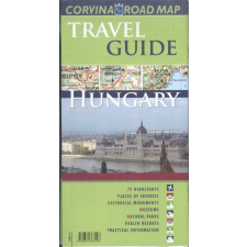 Corvina Kiadó Kft Hungary Road Map + Travel Guide /Magyarország idegenforgalmi autóstérképe utazás
