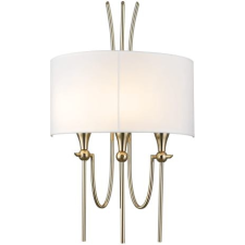 Cosmolight glamour klasszikus fali lámpa las vegas fehér arany cosw03728au-wh világítás