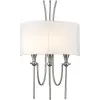 Cosmolight glamour klasszikus fali lámpa las vegas fehér nikkel cosw03711ni-wh
