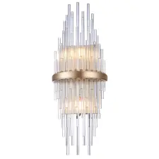 Cosmolight glamour kristály fali lámpa reykjavik átlátszó pezsgő cosw02073cp világítás