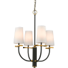 Cosmolight glamour modern csillár bow fehér fekete sárgaréz cosp04183bk