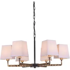 Cosmolight glamour modern csillár stockholm fehér fekete arany cosp06636bk au világítás