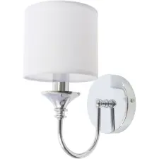 Cosmolight glamour modern fali lámpa abu dhabi fehér króm cosw01837ch-wh világítás