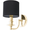 Cosmolight glamour modern fali lámpa abu dhabi fekete arany cosw01940au-bk