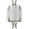 Cosmolight glamour modern fali lámpa faro fehér nikkel cosw01053ni-wh