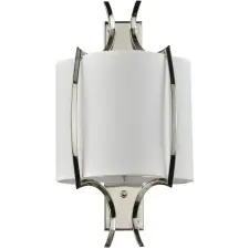 Cosmolight glamour modern fali lámpa faro fehér nikkel cosw01053ni-wh világítás