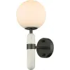 Cosmolight glamour modern fali lámpa la spezia fehér fekete cosw01350bk