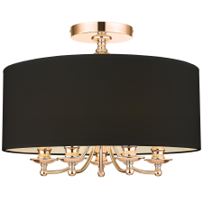Cosmolight glamour modern mennyezeti lámpa abu dhabi fekete arany cosc05442au-bk világítás