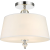 Cosmolight glamour modern mennyezeti lámpa cancun fehér króm cosc03957ch-wh