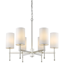 Cosmolight klasszikus csillár denver fehér nikkel cosp06994ni-wh világítás