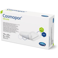 Cosmopor silicone szigetkötszer (15x8 cm; 10 db) gyógyászati segédeszköz