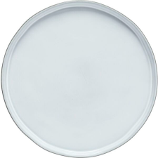 Costa Nova Desszertes tányér, Costa Nova Laguna 21 cm, fehér, megemelt perem tányér és evőeszköz