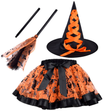  Costume ball costume Witch + broom ZA4806 jelmez