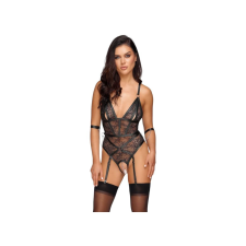 Cottelli Bondage - nyitott body bilincsekkel (fekete) body