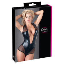 Cottelli - fénylő necc body (fekete) body