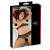 Cottelli Plus Size - csipkés gyöngyös melltartó szett (fekete)