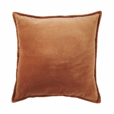 COTTON VELVET párna, konyak 45 x 45 cm lakástextília