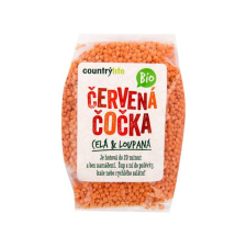 Country Life Šošovica červená celá lúpaná BIO 14 x 500 g reform élelmiszer