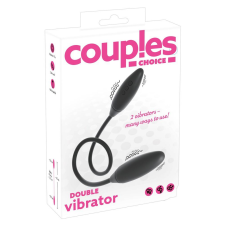 Couples Choice - akkus, dupla vibrátor (fekete) vibrátorok