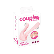  Couples Choice - akkus, kétmotoros párvibrátor (halvány rózsaszín) műpénisz, dildó