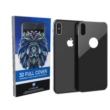 Cover Apple iPhone X Lito 3D HD Full Back Cover Hátlapi Üvegfólia - Fehér mobiltelefon kellék