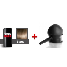  Cover Hair Volume hajdúsító, 30 g, barna + szórófej hajformázó