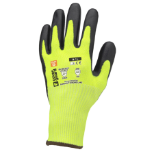 COVERGUARD 1CHLD00007 EUROCUT STRONG L440 SÁRGA/FEKETE TDM C LATEX KESZTYŰ_07 védőkesztyű