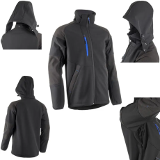 Coverguard 5YKY01000M YUKI II SOFTSHELL DZSEKI FEKETE/KÉK_M (G)