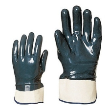 Coverguard 9619 merev mandzsettás végig mártott kék NITRIL Coverguard munkavédelmi kesztyű védőkesztyű