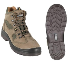 Coverguard Bakancs Emerald S1P nubuk kompozit orrmerevítõ PU barna/terep/fekete 44 munkavédelmi cipő