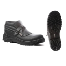 Coverguard Bakancs Quartz S3 lábfejvédős bőr gyorscsat PU fekete 44 munkavédelmi cipő