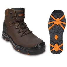 Coverguard Bakancs Topaz S3 SRC HRO hőálló talpú kompozit barna/fekete/narancs 38