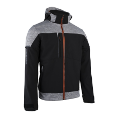 Coverguard BANJO FEKETE/SZÜRKE SOFTSHELL DZSEKI, NARANCS CIPZÁR_4XL